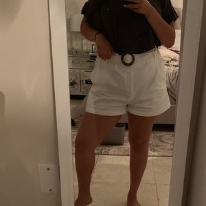 Cute white high waisted Zara shorts